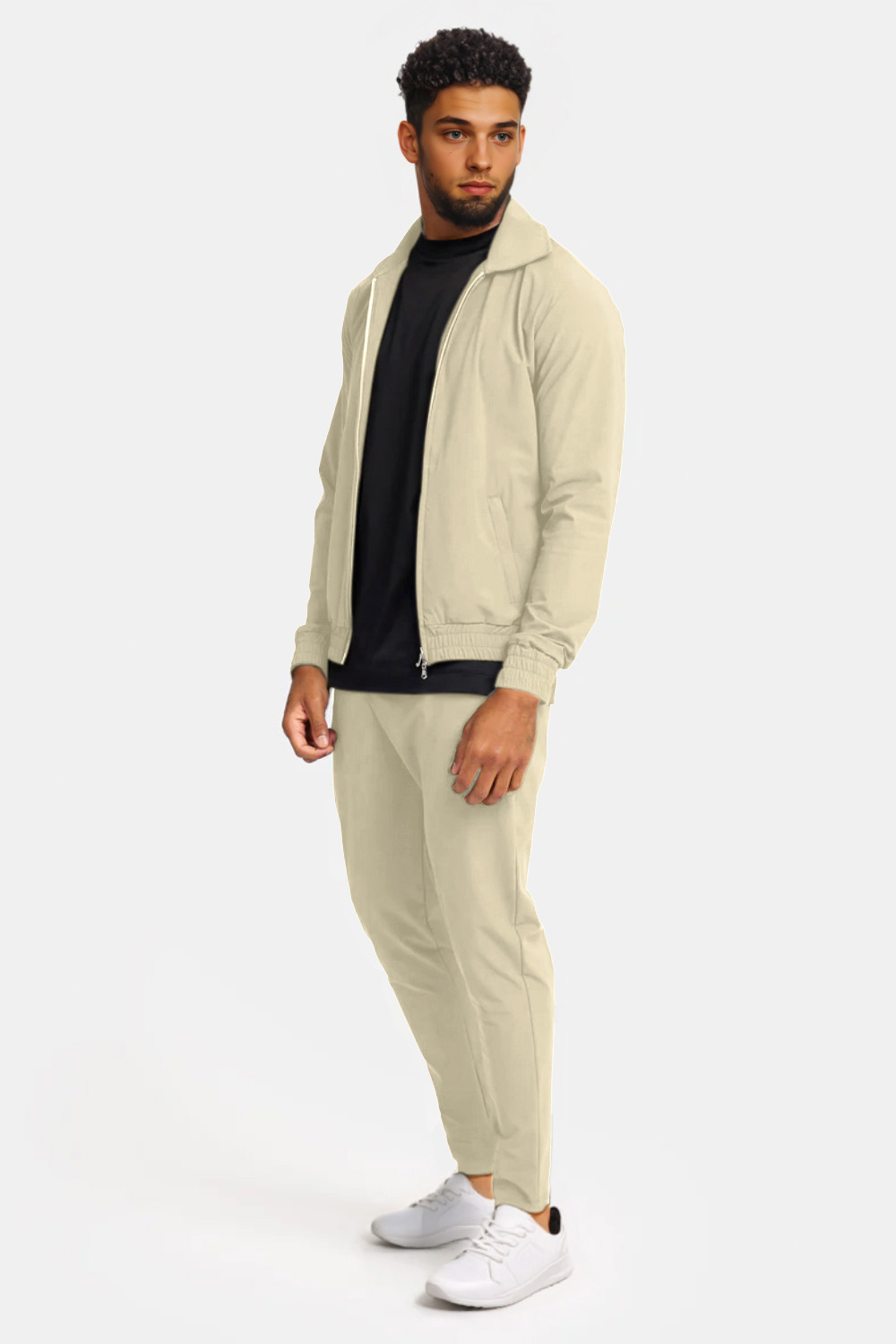 Men's Casual Set - Beige