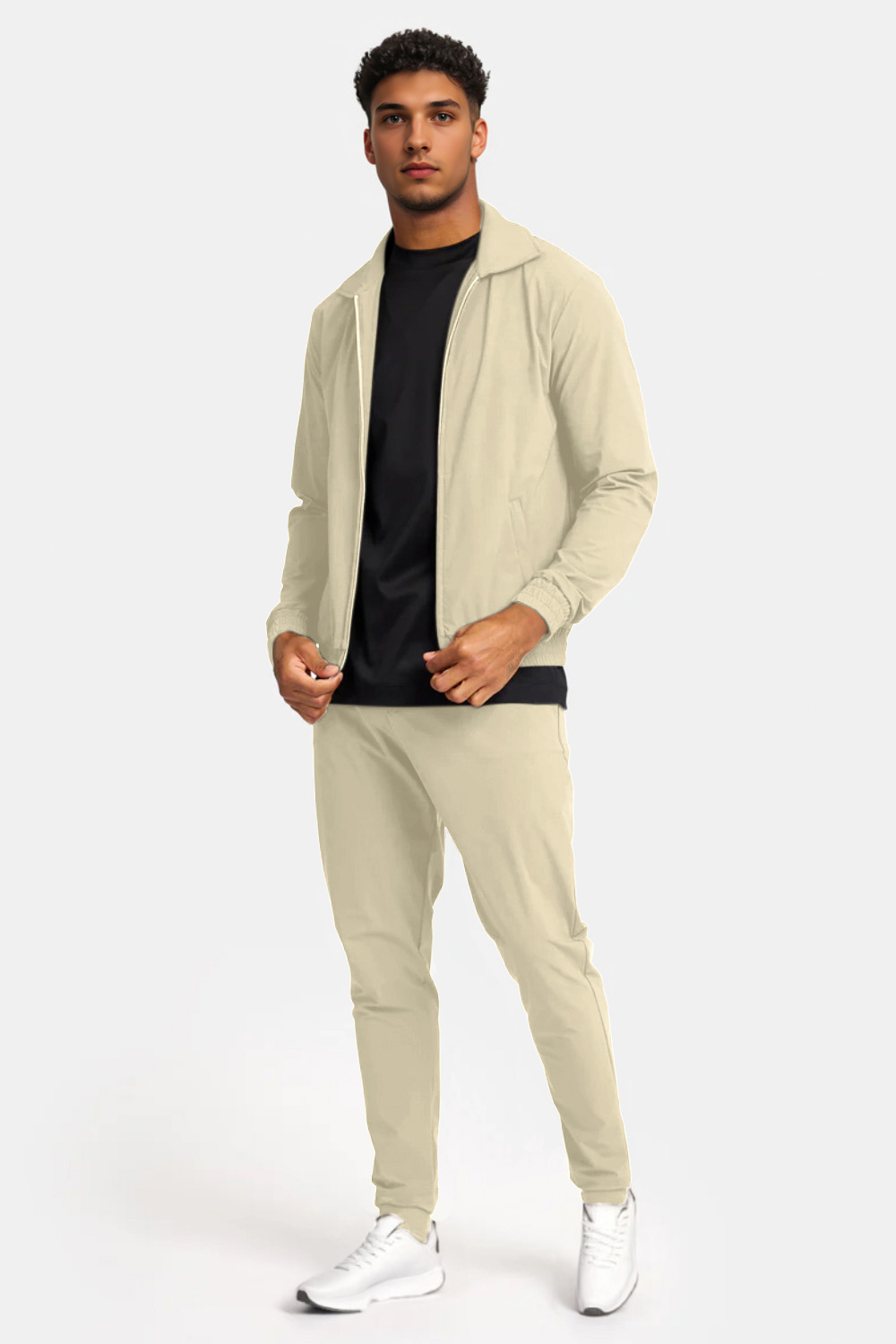 Men's Casual Set - Beige